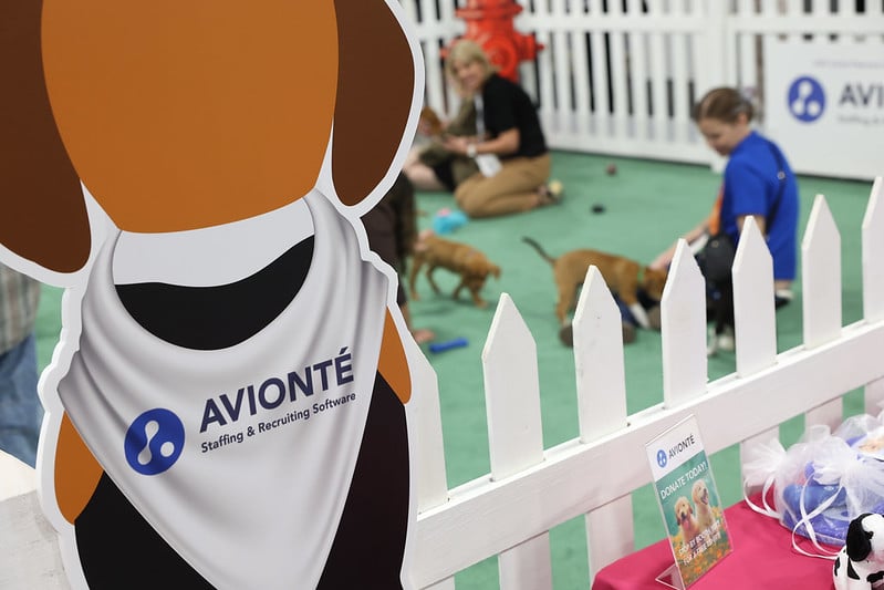 Q424 Staffing World Pawvana Avionté signage
